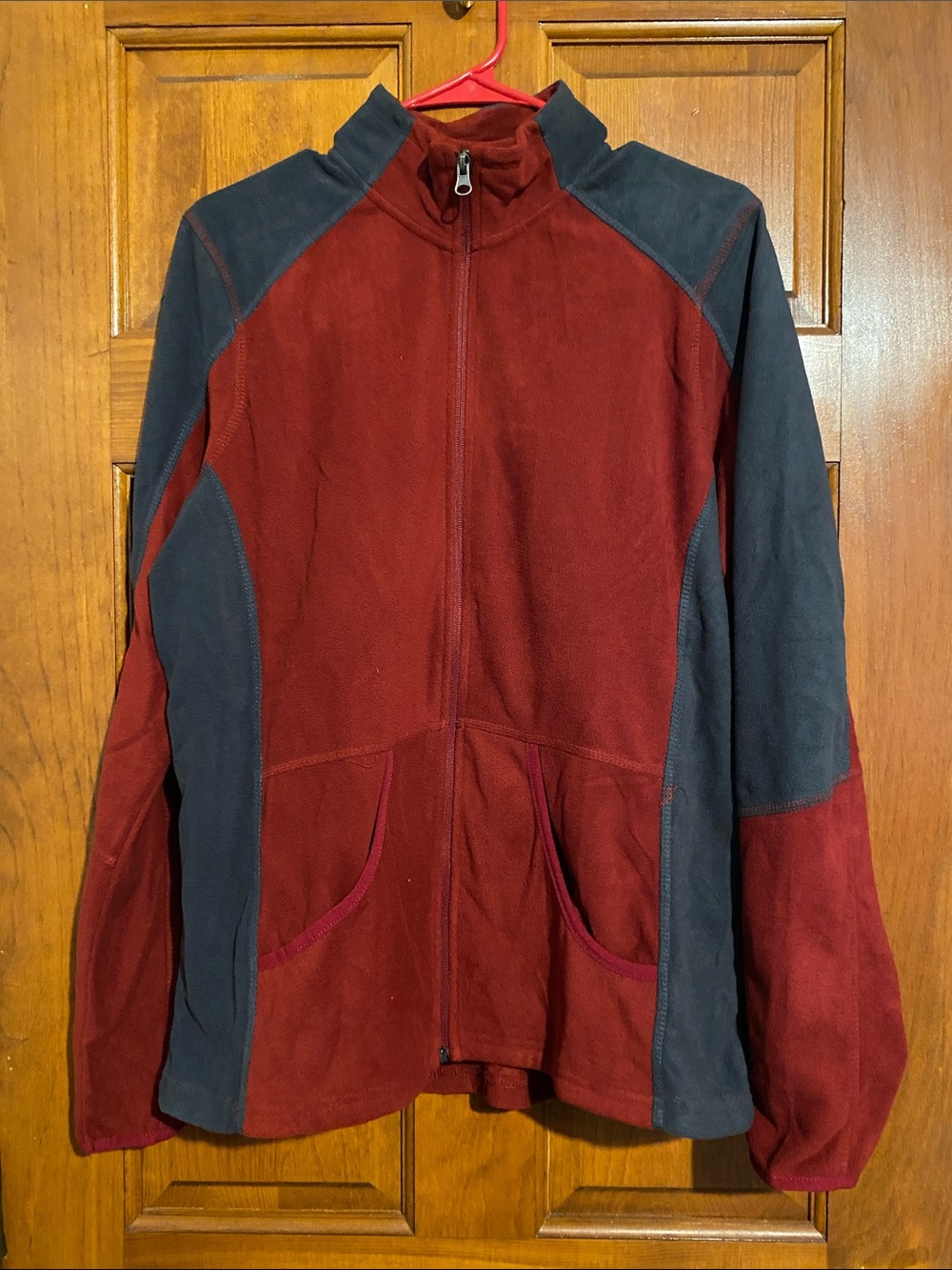 Port Authority Burgundy & Dark Gray Jacket